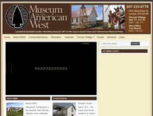 Tablet Screenshot of museumoftheamericanwest.com